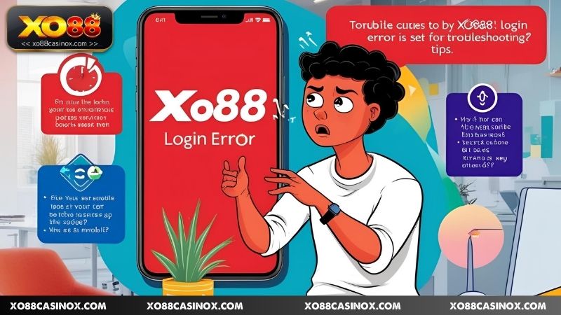 Lỗi đăng nhập XO88 và cách khắc phục - Quên mật khẩu